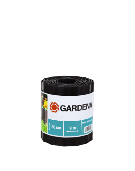 Afbeeldingen van GARDENA KUNSTSTOF GRASRAND 20CM HOOG BRUIN