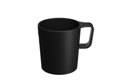 Afbeeldingen van COZA BEKER 250ML STAPELBAAR BLACK