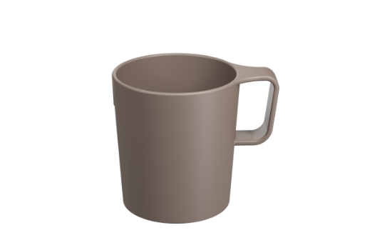 Afbeeldingen van COZA BEKER 250ML STAPELBAAR CASUAL WARM GREY