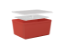 Afbeeldingen van COZA BEWAARDOOS 2.2L M/ROOSTER BASIC GUAVA RED