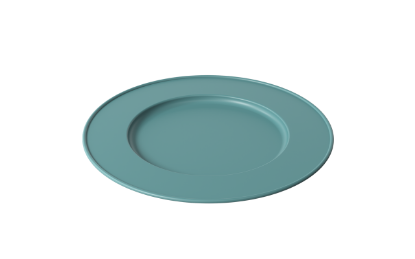Afbeeldingen van COZA BORD ROND COZY BALTIC BLUE