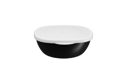 Afbeeldingen van COZA SCHAAL M/DEKSEL 250ML BLACK