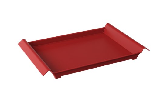 Afbeeldingen van COZA DIENBLAD LARGE CASUAL ROOD BOLD