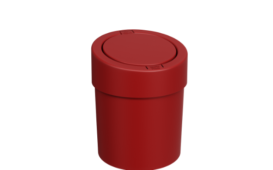 Afbeeldingen van COZA AFVALEMMER 5L RED BOLD 