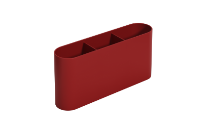 Afbeeldingen van COZA BESTEKAFDRUIPBAK FLAT BOLD RED