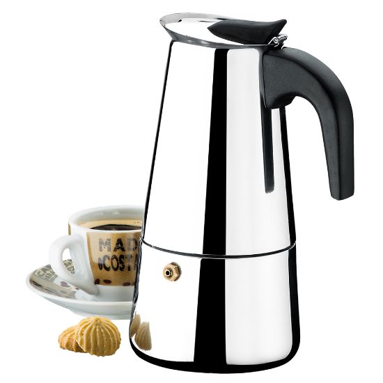 Afbeeldingen van BRINOX COFFEE POT 300ML 6CUPS VERONA