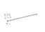 Afbeeldingen van BRINOX KEUKENHULPJESHOUDER M/6 HAKEN 60CM SS TOP PRATIC LINE