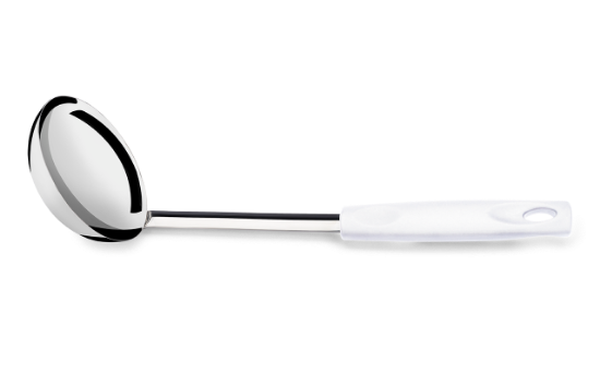 Afbeeldingen van BRINOX SOEPLEPEL 28.50CM WIT ASTI LINE
