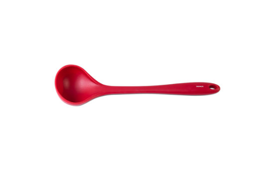 Afbeeldingen van BRINOX SILICONE SOEPLEPEL 28CM ROOD FLEX LINE