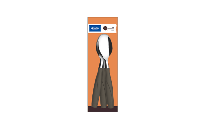 Afbeeldingen van BRINOX TAFELLEPEL S/3 WARM GREY  ITAPARICA LINE