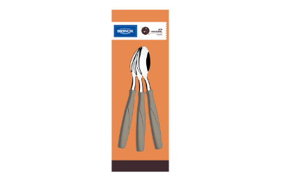 Afbeeldingen van BRINOX THEELEPEL S/3 WARM GREY ITAPARICA LINE