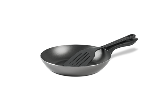 Afbeeldingen van BRINOX KOEKENPAN M/SPATULA  Ø 20 C/ ESPATULA CHILLI SILVER
