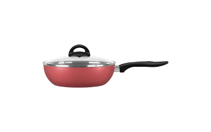 Afbeeldingen van BRINOX WOK M/DEKSEL 24CM CHILLI CHERRY