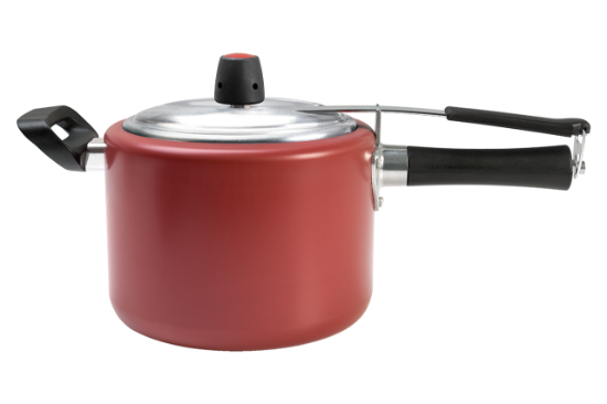 Afbeeldingen van BRINOX PRESSURE COOKER 7,5L CHERRY RED