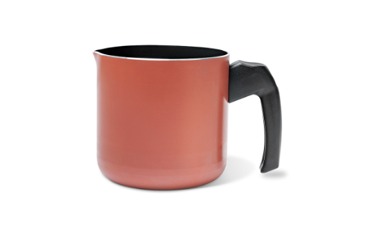 Afbeeldingen van BRINOX MELKPOT 12CM/1.30L TERRACOTTA MASALA LINE ALUMINUM