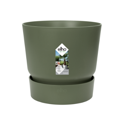 Afbeeldingen van ELHO BLOEMP.Ø 25CM BLAD GROEN GREENVILLE ROND