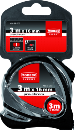 Afbeeldingen van MODECO ROLBANDMAAT 3MX16MM 