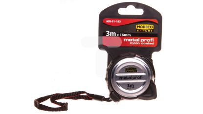 Afbeeldingen van MODECO ROLBANDMAAT 3MX16MM METAL PROFI MIARA ZWIJANA