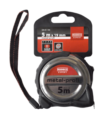 Afbeeldingen van MODECO ROLBANDMAAT 5MX19MM METAL PROFI
