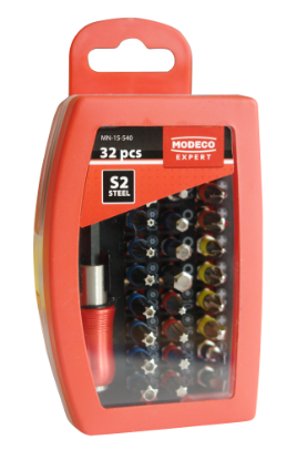 Afbeeldingen van MODECO BITS SET 32PCS 25MM 