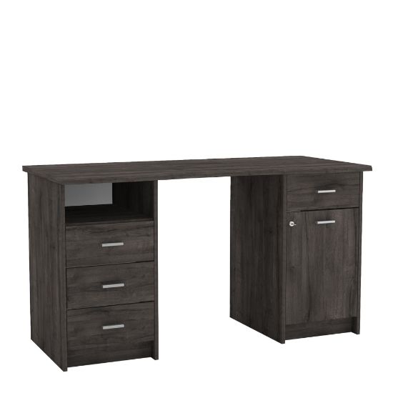 Afbeeldingen van DEMEYERE"MONACO2"BURO 1DR/4DRW CHENE WATERFORD