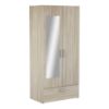 Afbeeldingen van DEMEYERE "READY" WARDROBE 2DRS/1DWR SHANNON OAK