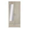 Afbeeldingen van DEMEYERE "READY" WARDROBE 2DRS/1DWR SHANNON OAK