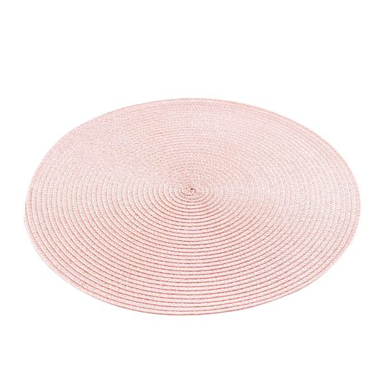 Afbeeldingen van U10 PLACEMAT Ø35CM ZEBULON SNOEPROZE