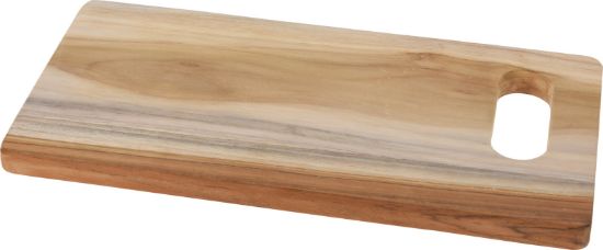 Afbeeldingen van KM SNIJPLANK MET HANDVAT TEAK