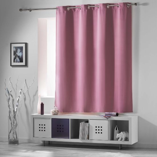 Afbeeldingen van L3C RINGGORDIJN 140X180CM OCCULT ROZE