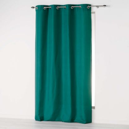 Afbeeldingen van U10 RINGGORDIJN ABSOLU UNI 140X260CM SMARAGD