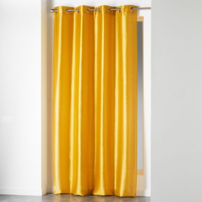 Afbeeldingen van U10 RINGGORDIJN SHANA 140X240CM MOSTERD 1605651