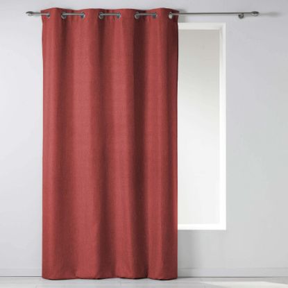 Afbeeldingen van U10 RINGGORDIJN NEWTON 140X260CM KARMIJN 1608815