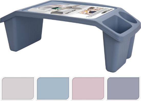 Afbeeldingen van BEDTAFEL 60X30X21CM 4 COLOURS ASS. 030001010