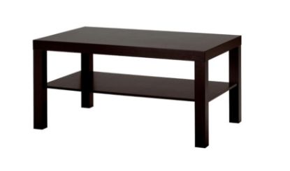 Afbeeldingen van IKEA LACK SALONTAFEL ZWARTBRUIN