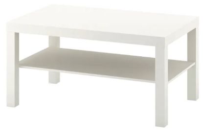 Afbeeldingen van LACK SALONTAFEL WIT 90X55CM