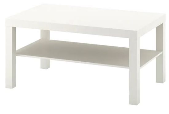 Afbeeldingen van LACK SALONTAFEL WIT 90X55CM