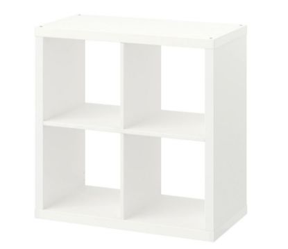 Afbeeldingen van IKEA KALLAX KAST WIT 77X77CM  OPENKAST