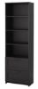 Afbeeldingen van IKEA BRIMNES BOEKENKAST ZWART 60X190CM