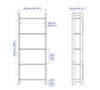 Afbeeldingen van IKEA LAIVA BOEKENKAST BERKENPATROON 62x165 CM