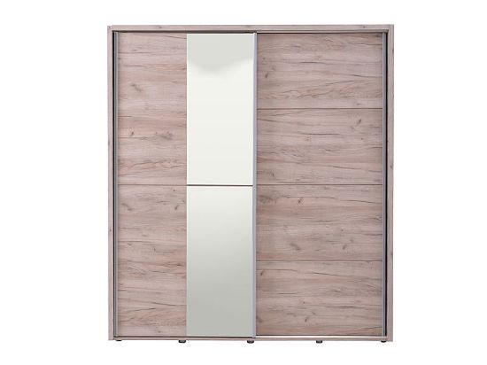 Afbeeldingen van NAVARA WARDROBE 2-DRS GREY-OAK