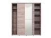 Afbeeldingen van NAVARA WARDROBE 2-DRS GREY-OAK
