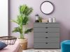 Afbeeldingen van DUERO 5F90 5DR CABINET GARPHITE GREY