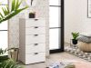 Afbeeldingen van DUERO 5F45 5DR CABINET WHITE