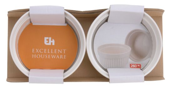 Afbeeldingen van OVENSCHAAL Ø11XH4.8CM PORSELEIN SET