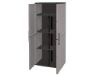 Afbeeldingen van ARTPLAST EASY KAST HOOG MET BEZEMHOUDER GRIJS 68x37x163CM