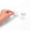 Afbeeldingen van BRABANTIA RENEW HANDDOEK HAKEN S/2 WIT