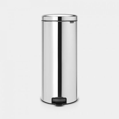 Afbeeldingen van BRABANTIA PEDAALEMMER 30L BRILLIANT STEEL