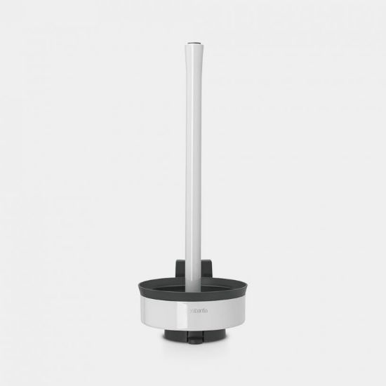 Afbeeldingen van BRABANTIA TOILETROLDISPENSER WIT