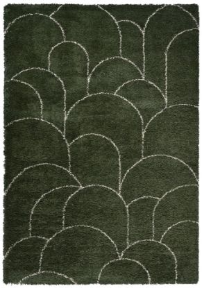 Afbeeldingen van VLOERKLEED ROYAL 67X130CM JUNGLE GREEN/BEIGE